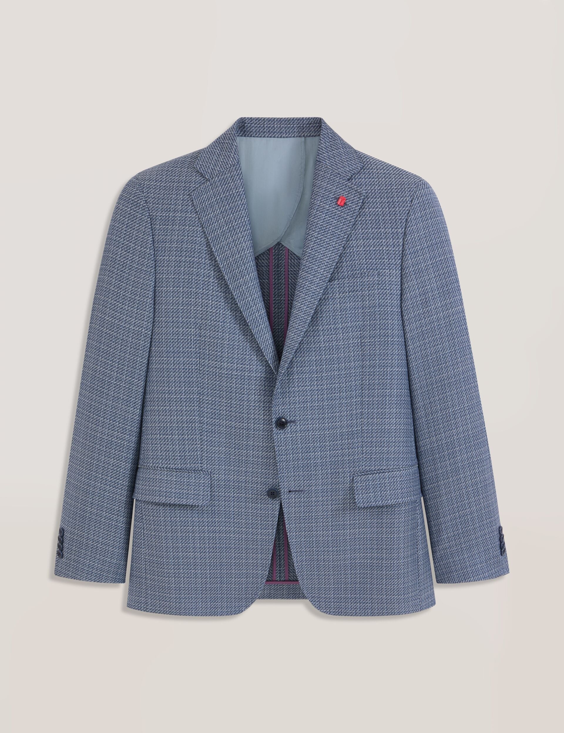 Ted Baker WINFRED Plaid Woven Texture Tailored Blazer