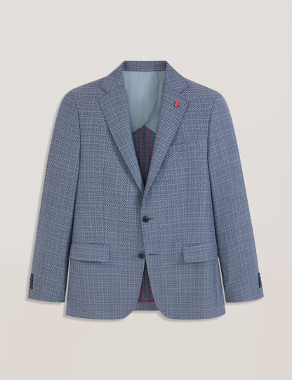 Ted Baker WINFRED Plaid Woven Texture Tailored Blazer