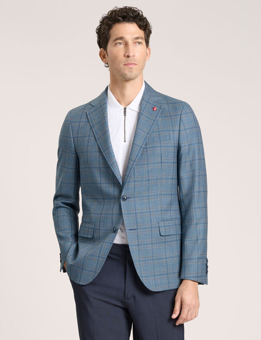 Ted Baker WINFRED Mixed Plaid Wool Tailored Blazer