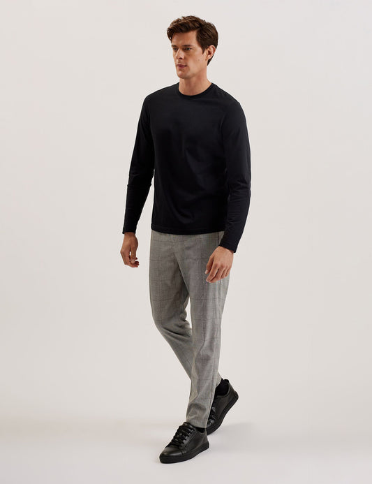 Ted Baker NICOLO - Checked Elastic Waist Tailored Pants