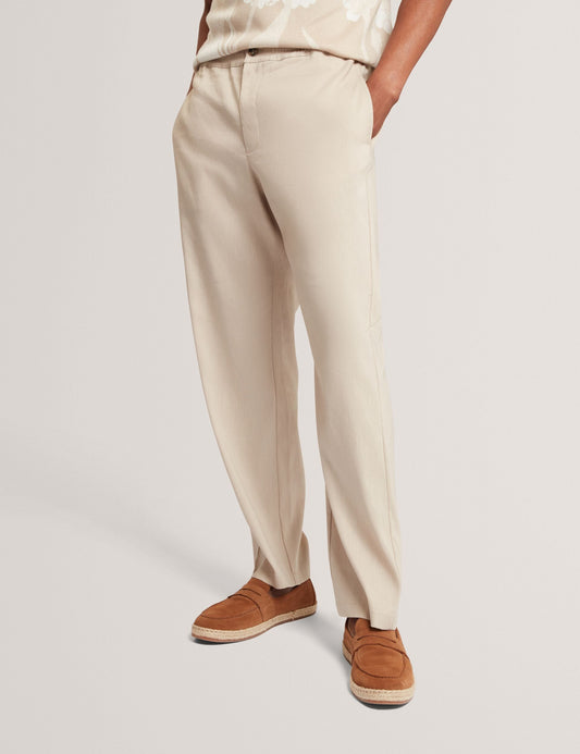 Ted Baker CULVERR Relaxed Linen Blend Elasticated Trousers