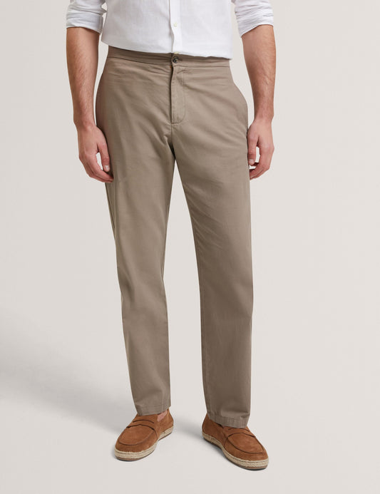 Ted Baker MAURCE - Straight Leg Cotton Linen Pants