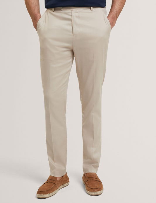 Ted Baker SABATON - Slim Fit Stretch Cotton Twill Smart Pants