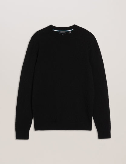 Ted Baker LOUNG - Textured T Knit Crew Neck Jumper