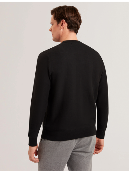 Ted Baker JAMALS - Herringbone Knit Crew Neck Sweater