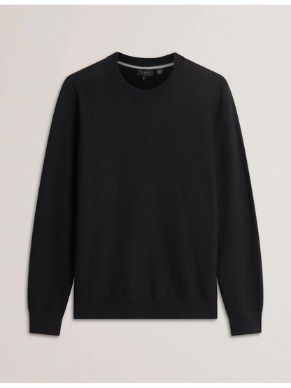 Ted Baker JAMALS - Herringbone Knit Crew Neck Sweater