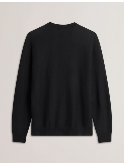 Ted Baker JAMALS - Herringbone Knit Crew Neck Sweater