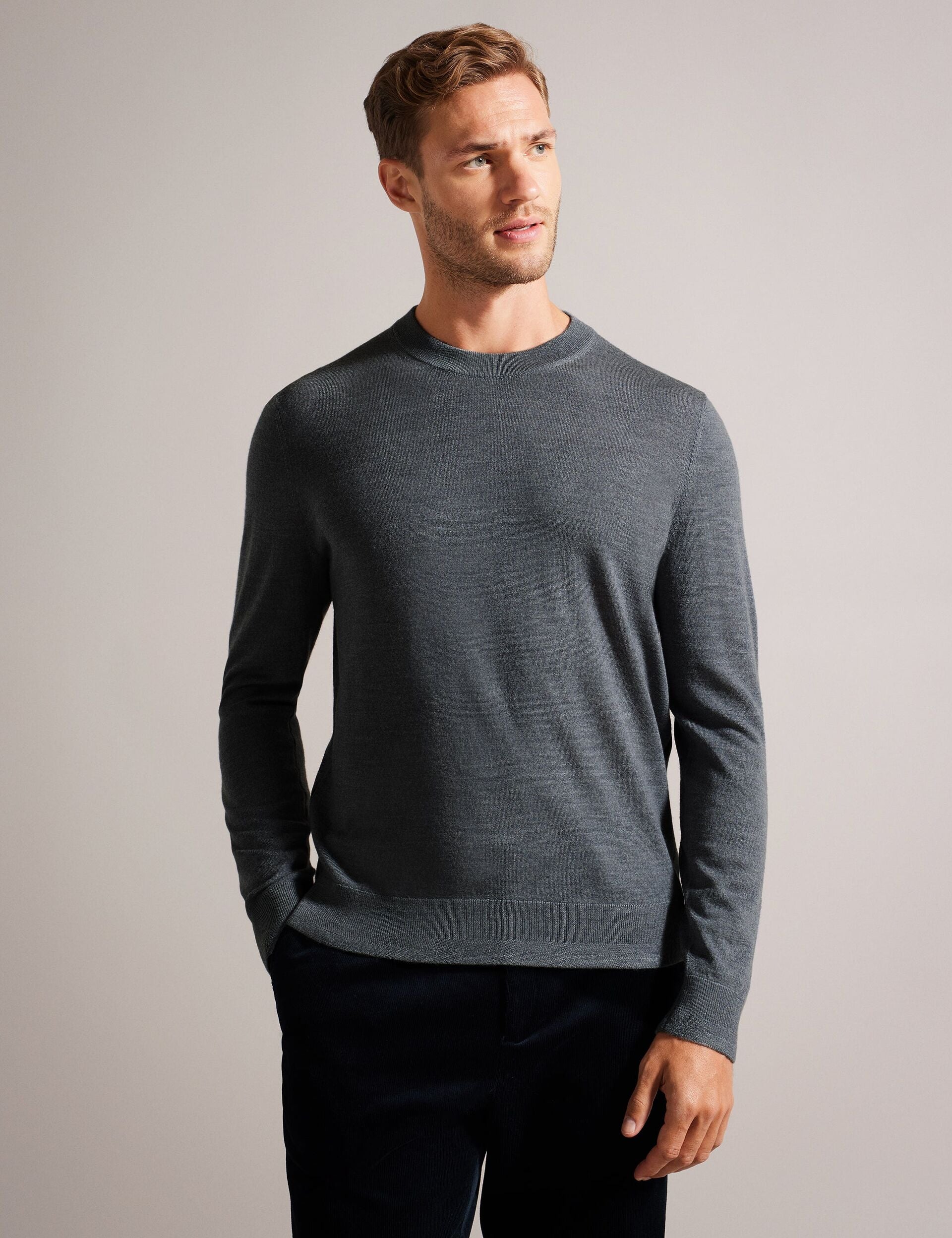 Ted Baker CARNBY - Pure Wool Crew Neck Jumper
