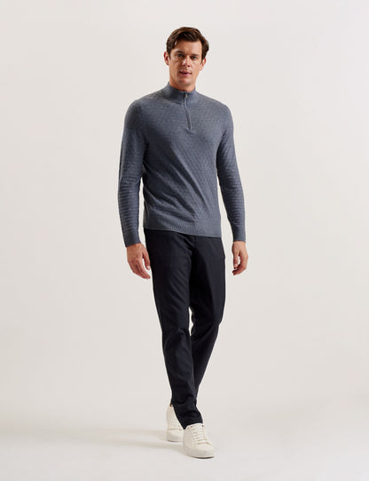 Ted Baker KURNLE - T Knit Half Zip Funnel Neck Jumper