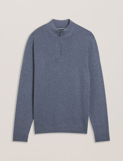 Ted Baker KURNLE - T Knit Half Zip Funnel Neck Jumper