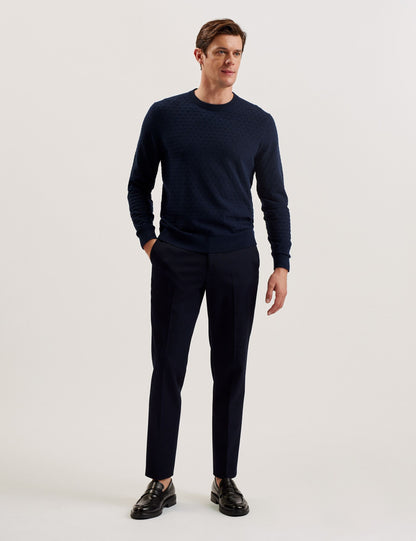 Ted Baker LOUNG - Textured T Knit Crew Neck Jumper