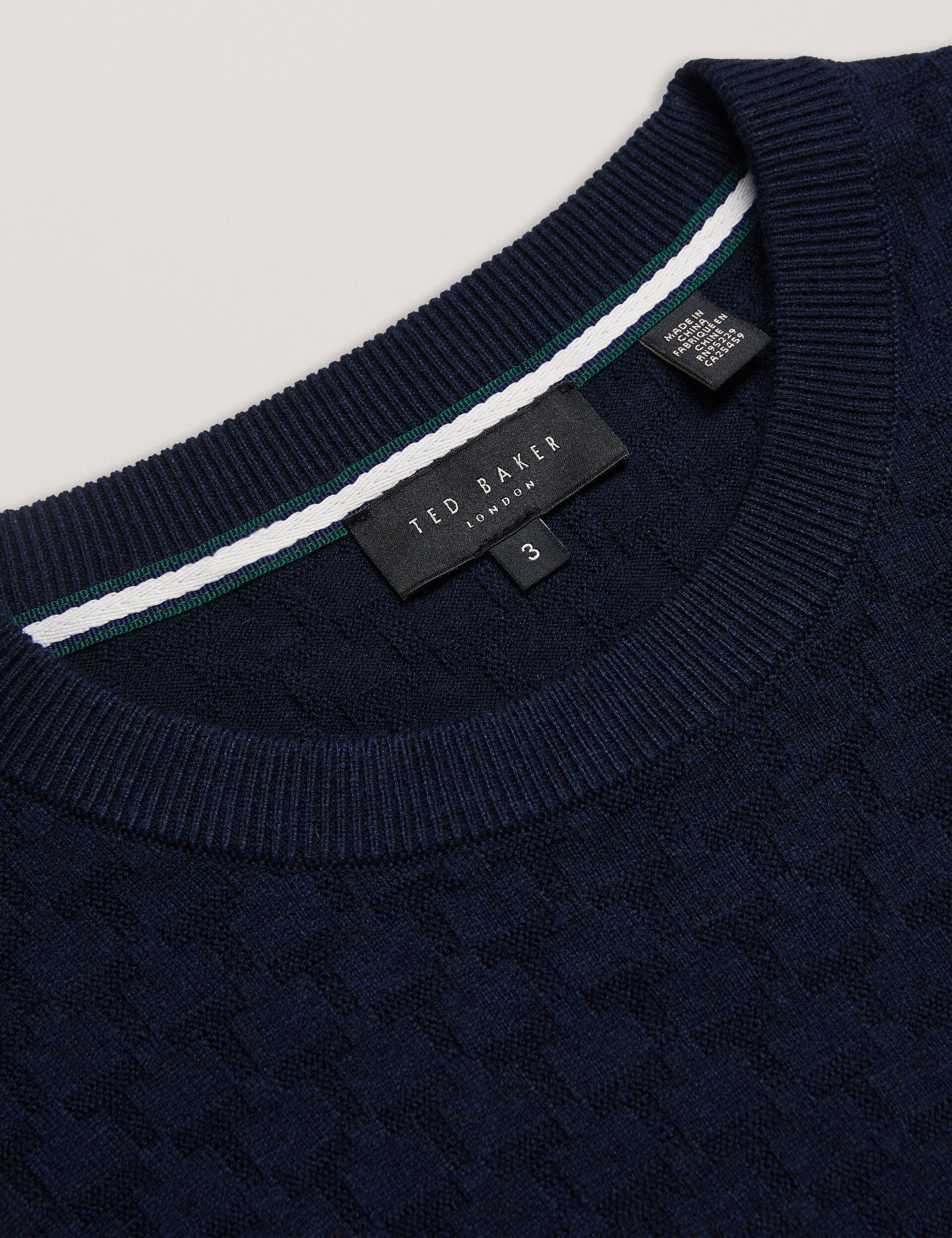 Ted Baker LOUNG - Textured T Knit Crew Neck Jumper