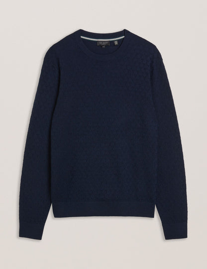 Ted Baker LOUNG - Textured T Knit Crew Neck Jumper