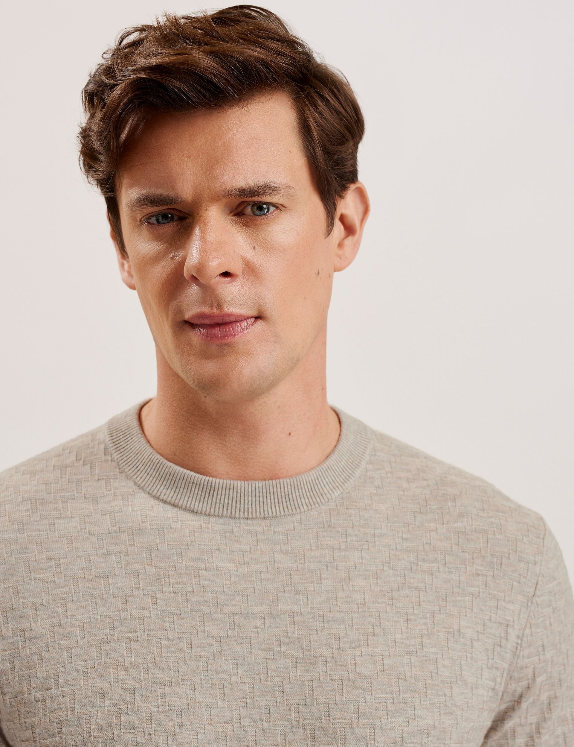 Ted Baker LOUNG - Textured T Knit Crew Neck Jumper