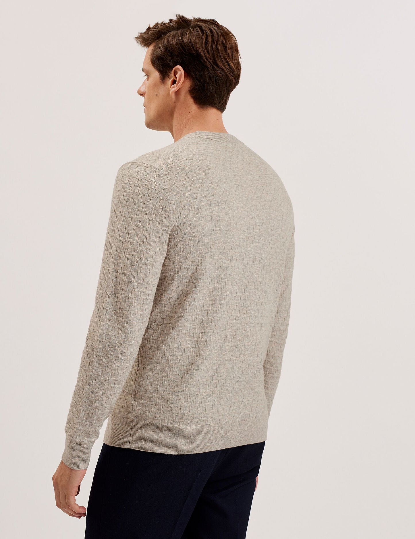 Ted Baker LOUNG - Textured T Knit Crew Neck Jumper