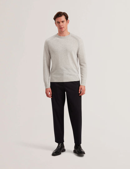 Ted Baker GLANT - Cashmere Cable Detail Crew Neck Jumper