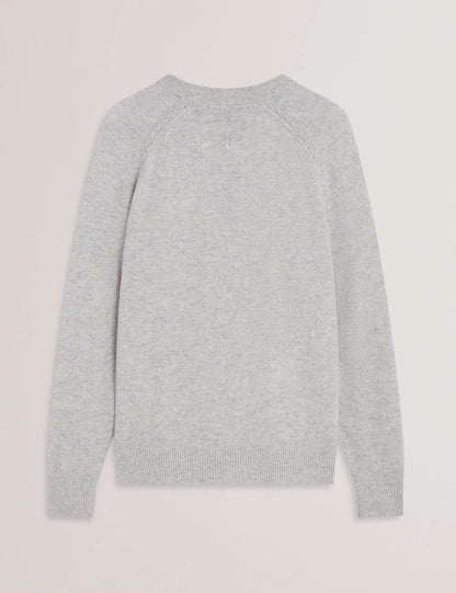 Ted Baker GLANT - Cashmere Cable Detail Crew Neck Jumper