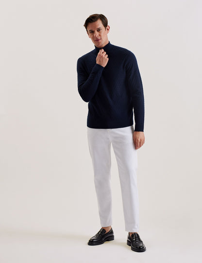Ted Baker KURNLE - T Knit Half Zip Funnel Neck Jumper
