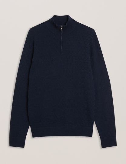 Ted Baker KURNLE - T Knit Half Zip Funnel Neck Jumper