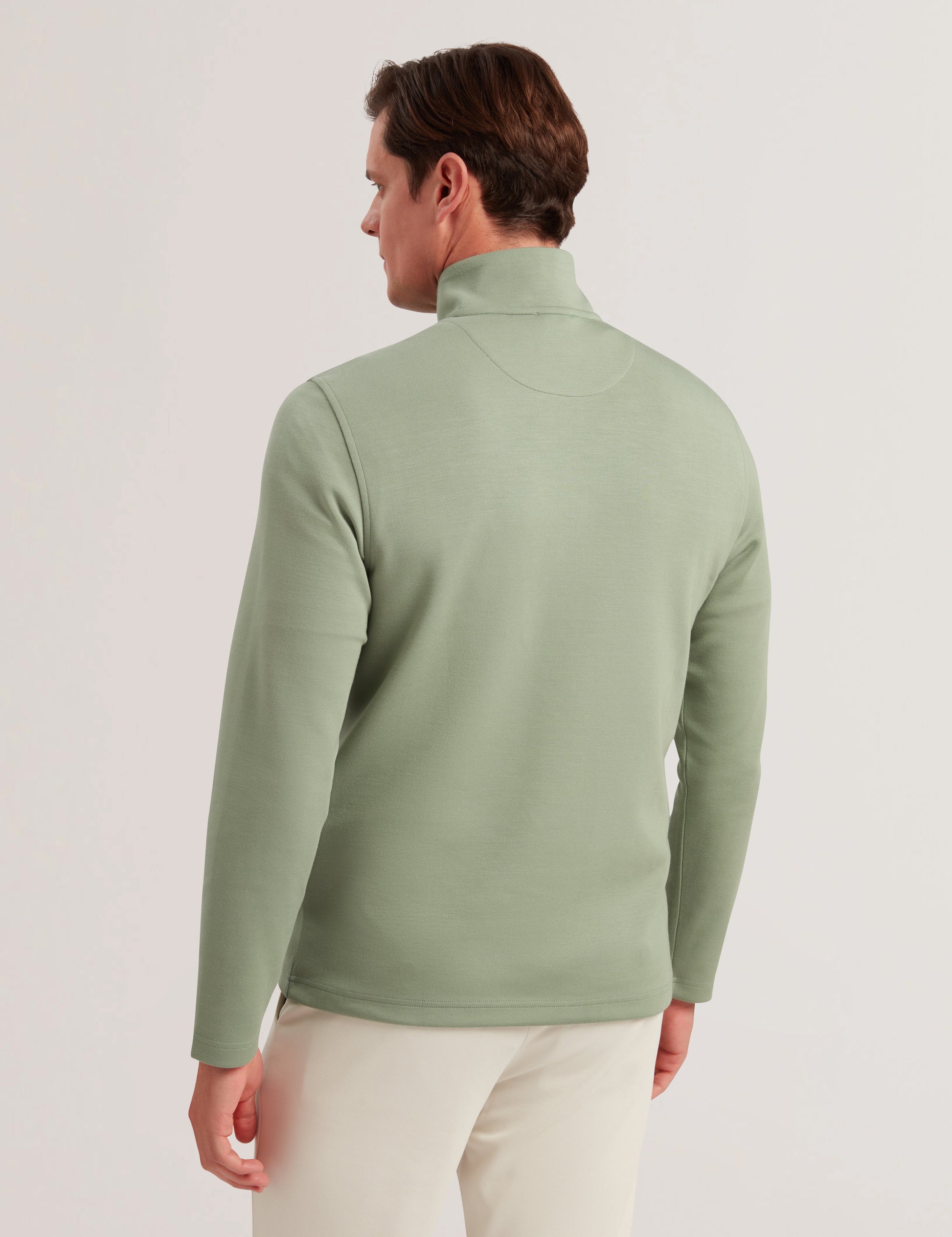 Ted Baker LONGMAN - Ombre Stripe Half-Zip Sweatshirt