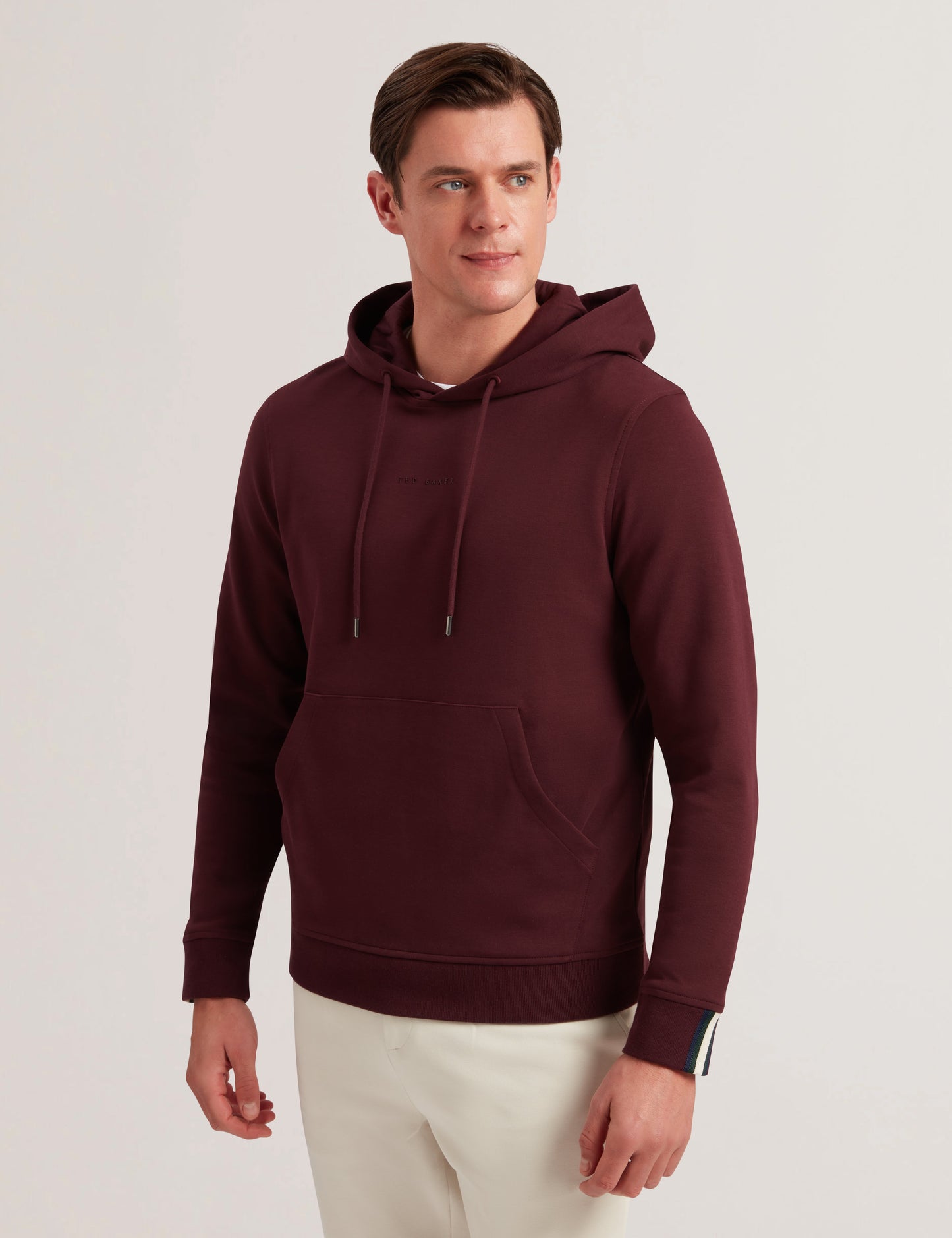 Ted Baker DROTOW - Logo Detail Cotton Blend Hoodie